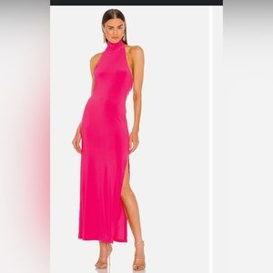 Norma Kamali - Pink Halter Dress